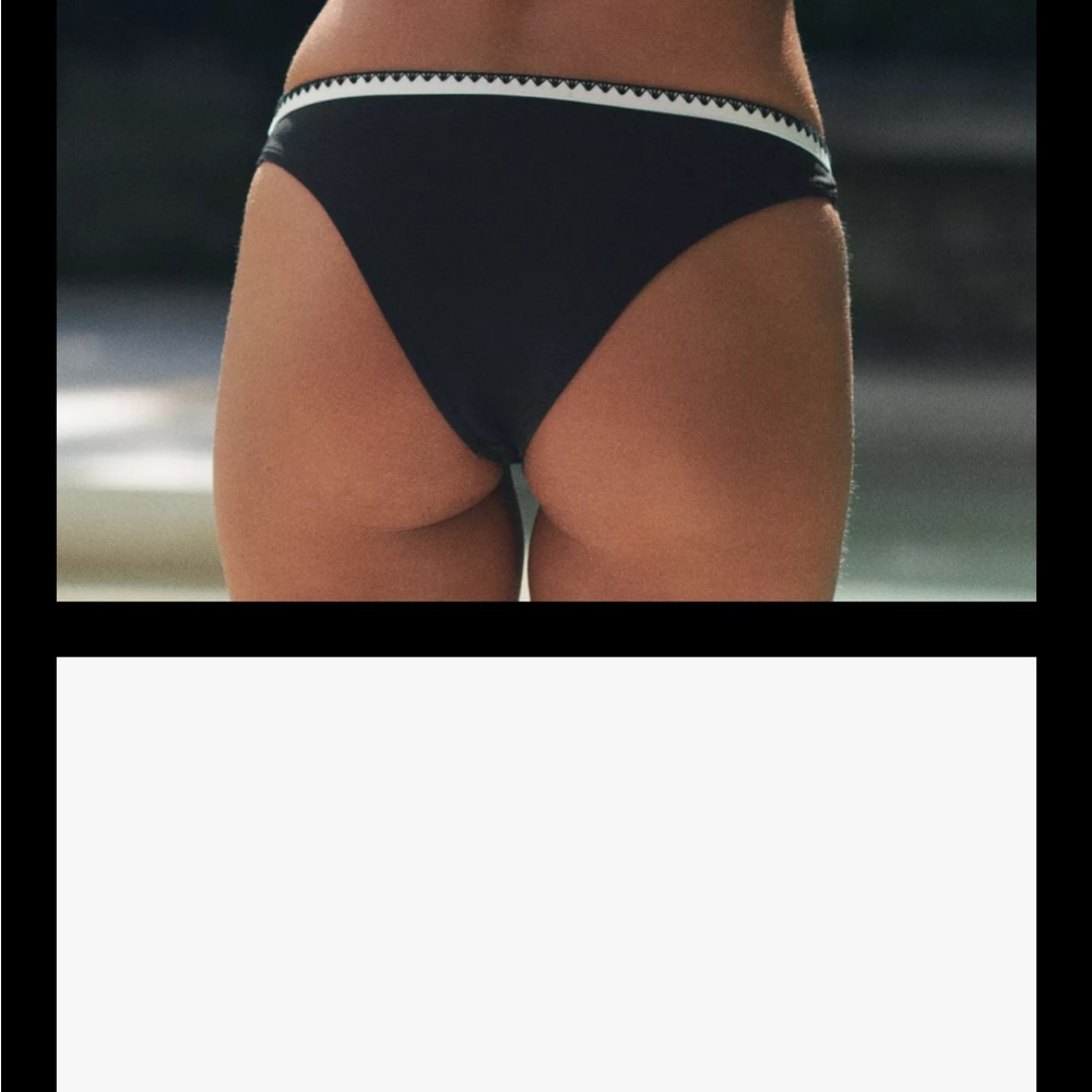Black bikini bottoms